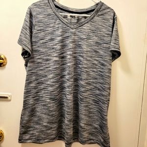 Womens XL Grey Workout Top